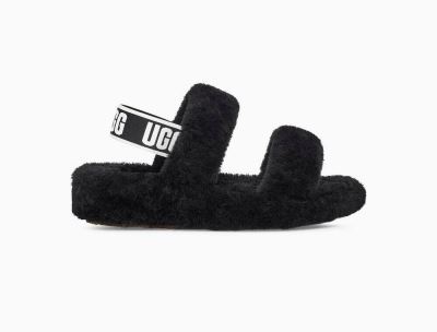 UGG Oh Yeah Womens Slides Black - AU 531DP